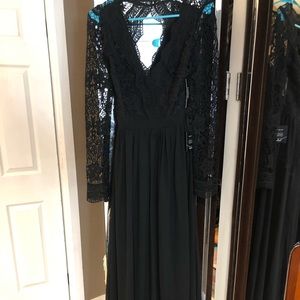 Black Lace Lulus Dress